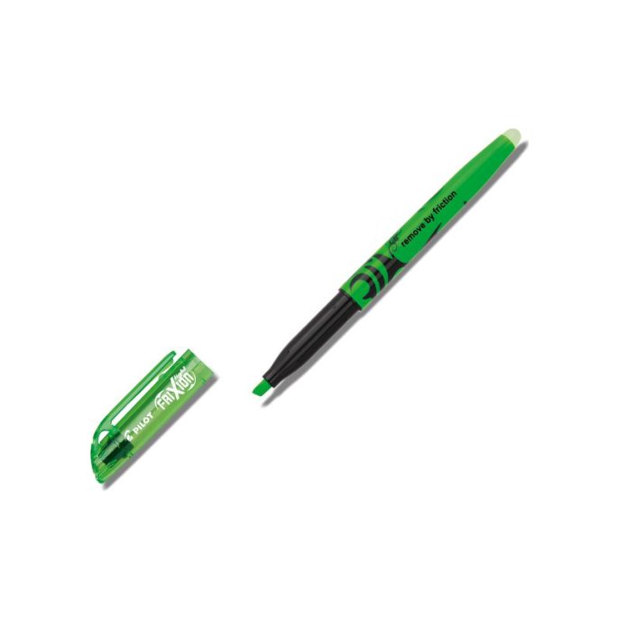 Pilot FriXion Light Uitwisbare Markeerstift met Gum Beitelvormige Punt 1 - 38 mm Groen (doos 12 stuks)