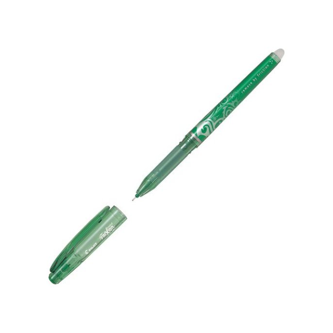 Pilot FriXion Point gel stickpen extra fijne punt groene inkt groene huls met grip (pak 12 stuks)