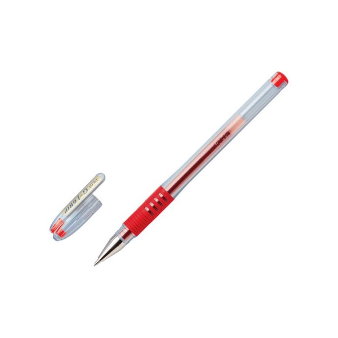 Pilot Gelpen G1-7 Grip 04 mm rood (pak 12 stuks)