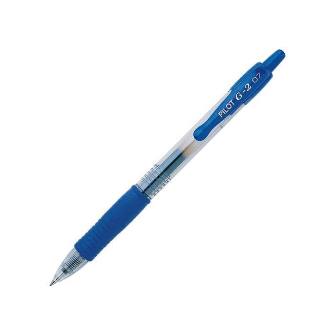 Pilot Gelpen G2-07 Grip 04 mm Blauw (pak 12 stuks)