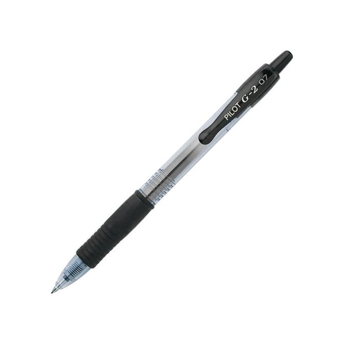 Pilot Gelpen G2-07 Grip 04 mm Zwart (pak 12 stuks)