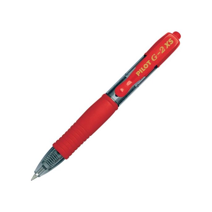 Pilot Gelpen G2 Pixie 04 mm rood (pak 12 stuks)