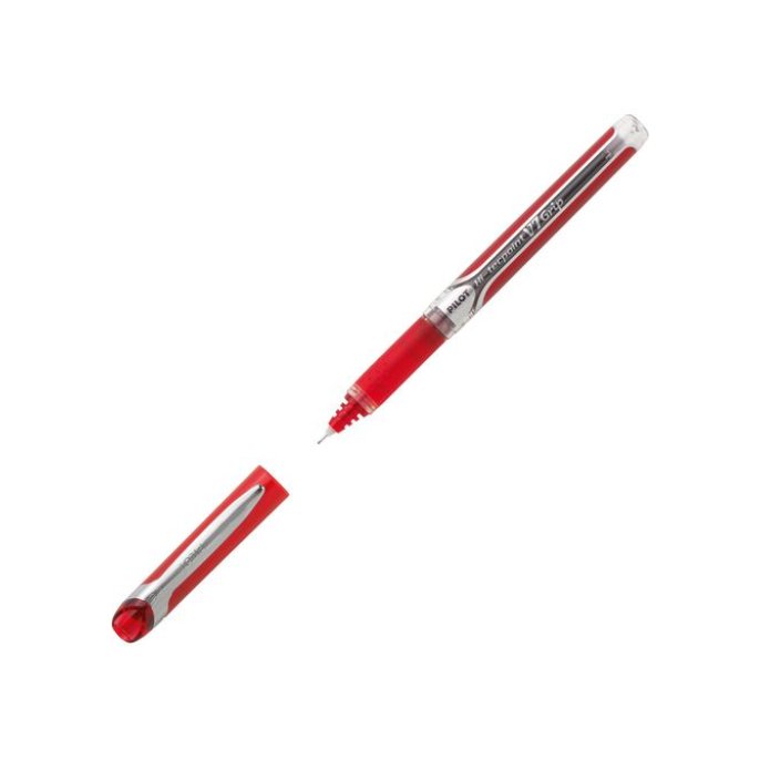 Pilot Rolschrijver Hi-Tecpoint Grip 04 mm rood