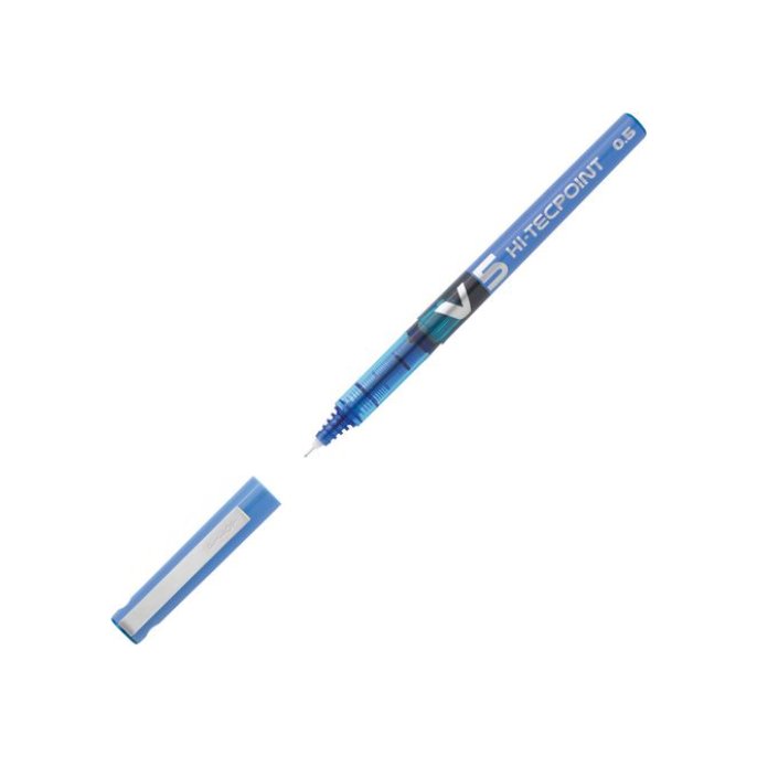 Pilot Rolschrijver Hi-Tecpoint V5 03 mm blauw (pak 12 stuks)