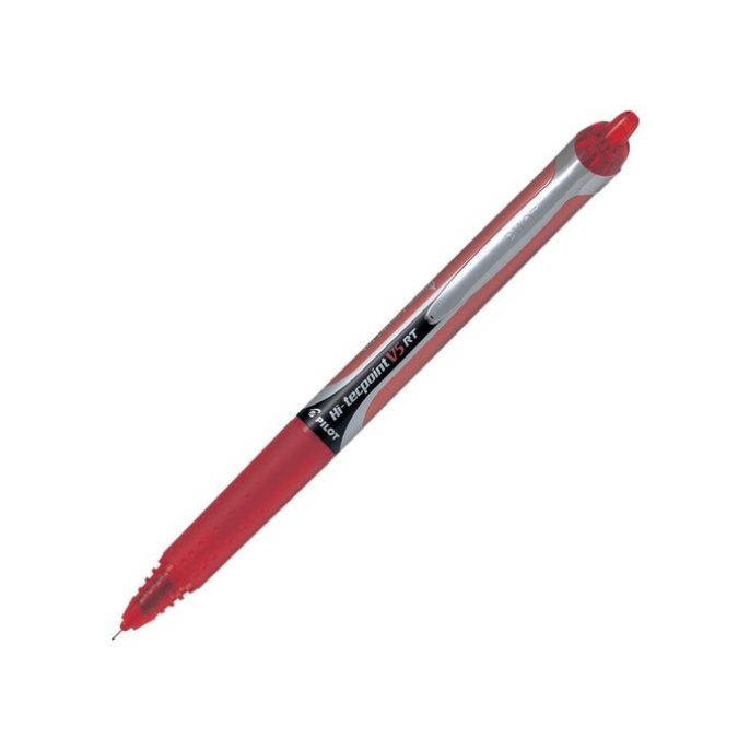 Pilot Rolschrijver Hi-Tecpoint V5 RT 03 mm rood (doos 12 stuks)