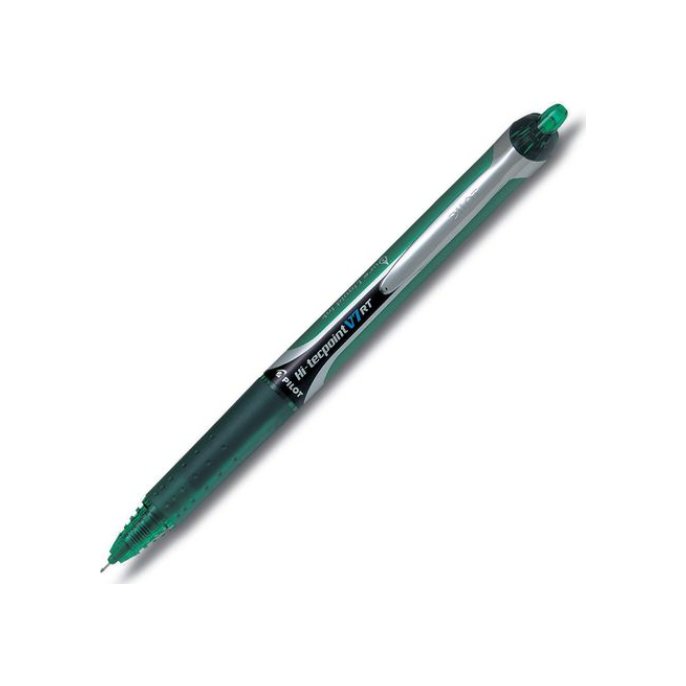 Pilot Rolschrijver Hi-Tecpoint V7 RT 04 mm groen (doos 12 stuks)