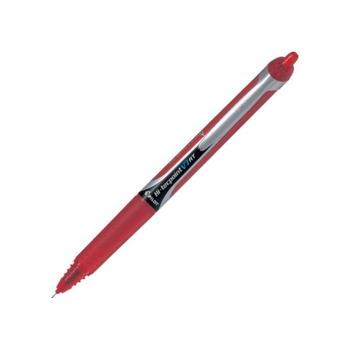 Pilot Rolschrijver Hi-Tecpoint V7 RT 04 mm rood (doos 12 stuks)