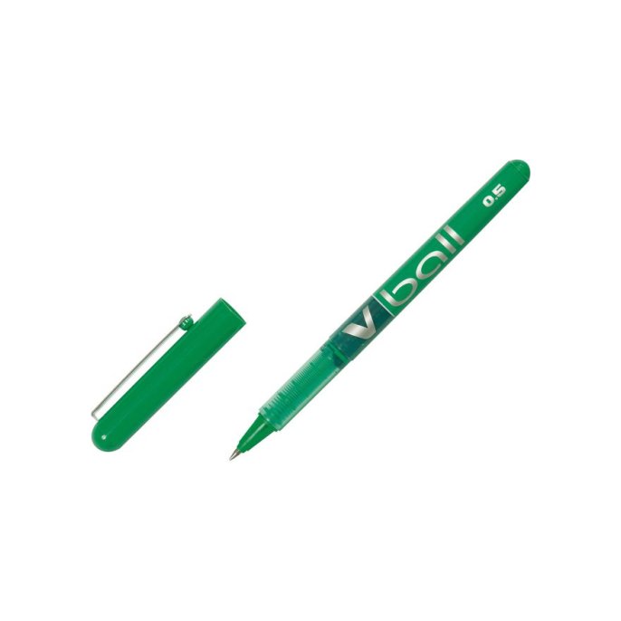 Pilot Rolschrijver V-ball 05 03 mm groen (pak 12 stuks)