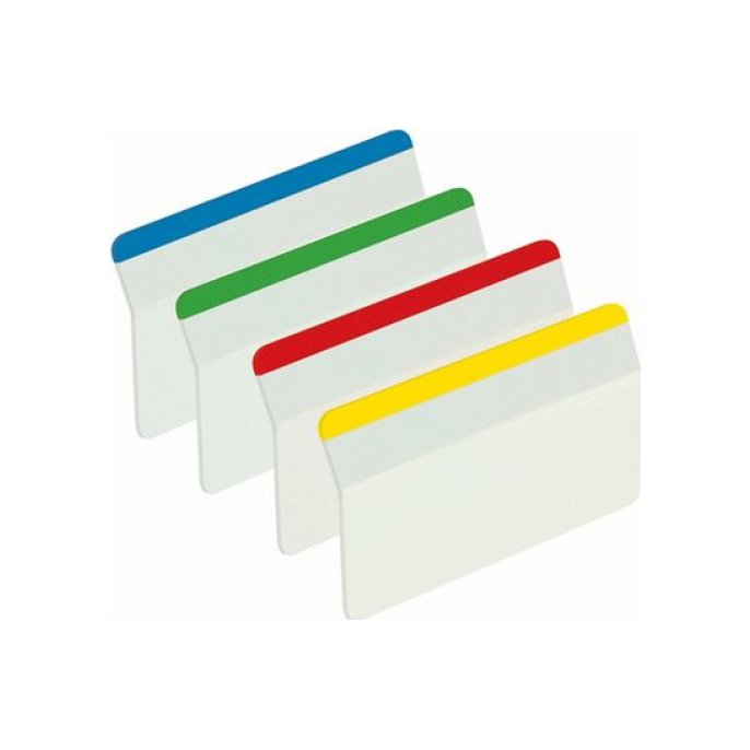 Post-it Index Strong archiveringstabs 4 x Index gebogen (pak 24 stuks)