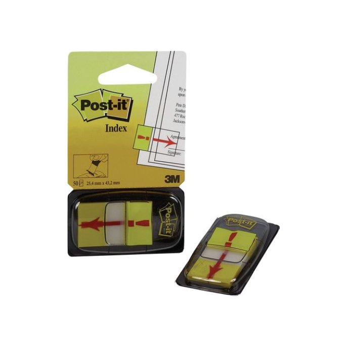 Post-it Index met symbolen Uitroepteken-symbool 25 mm (pak 50 stuks)