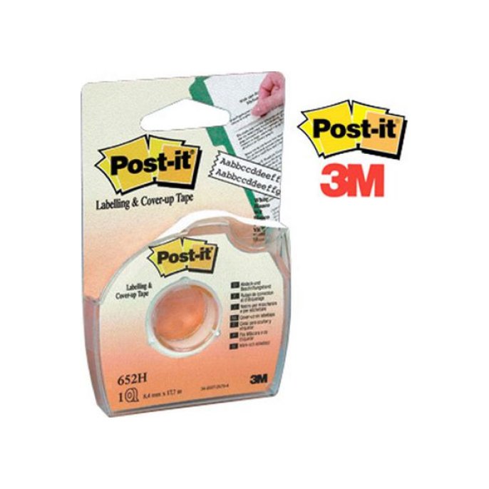 Post-it Label- en Correctieroller 842 mm x 177 m Wit