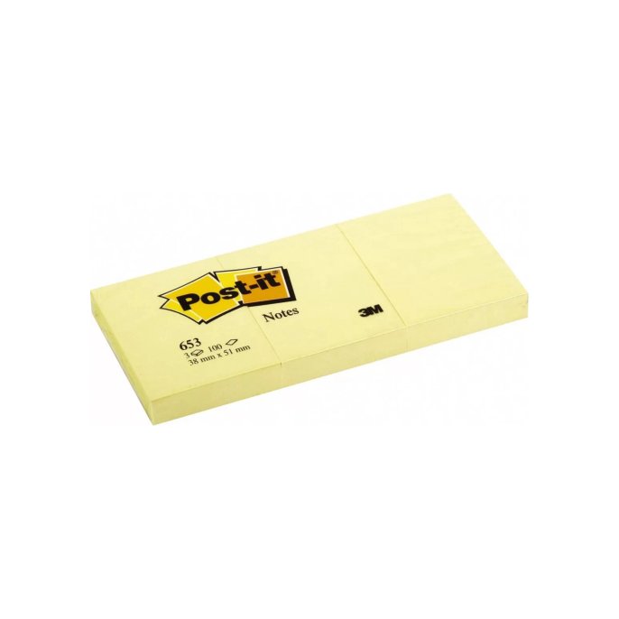 Post-it Notes Canary Yellow 38 x 51 mm (12 stuks)