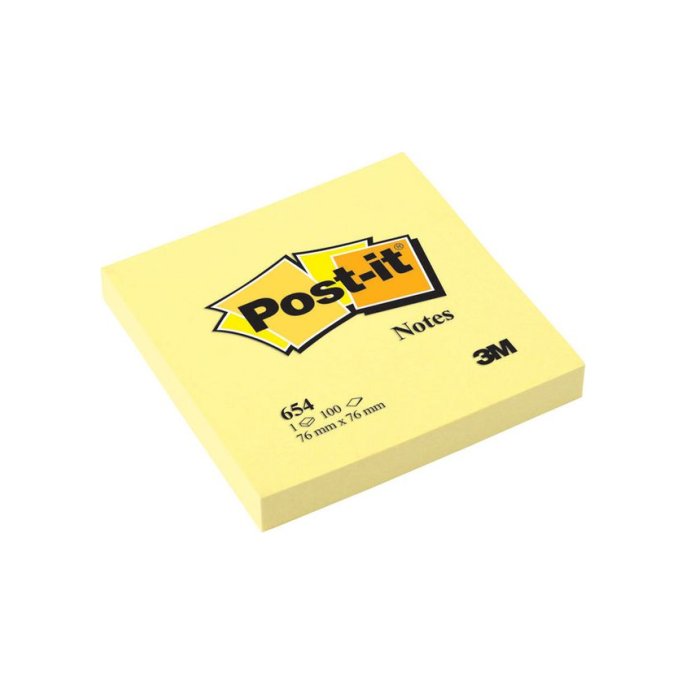 Post-it Notes Canary Yellow 76 x 76 mm (pak 12 stuks)