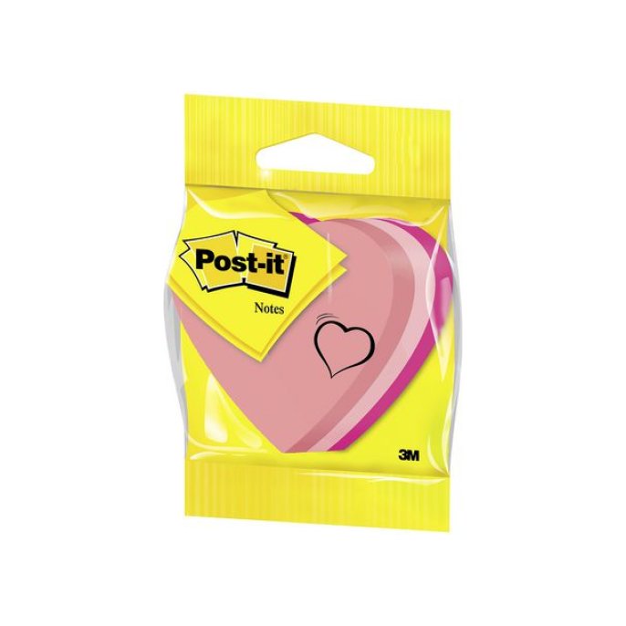 Post-it Notes Kubus Hart 70 x 70 mm Roze tinten (blok 225 vel)