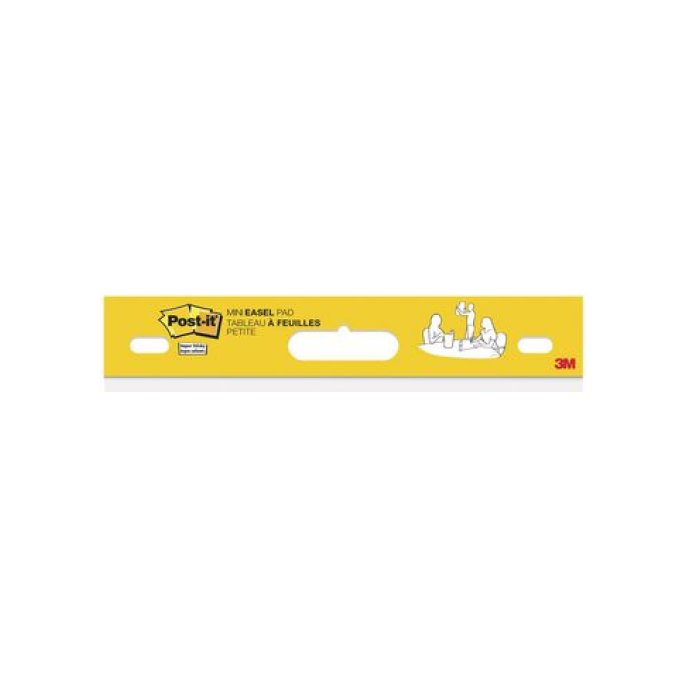 Post-it Super Sticky Zelfklevende Mini Flipchart 381 x 457 mm Wit (blok 20 vel)