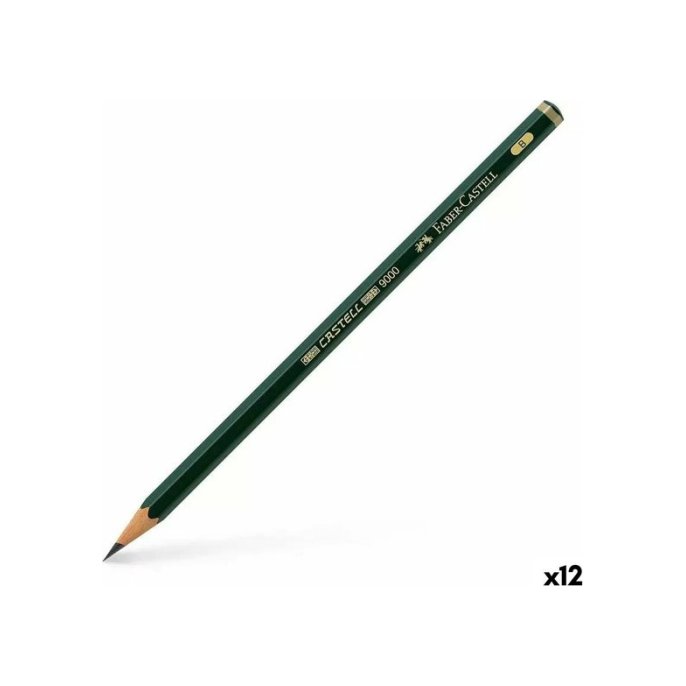 Potlood Faber-Castell 9000 B/pk12