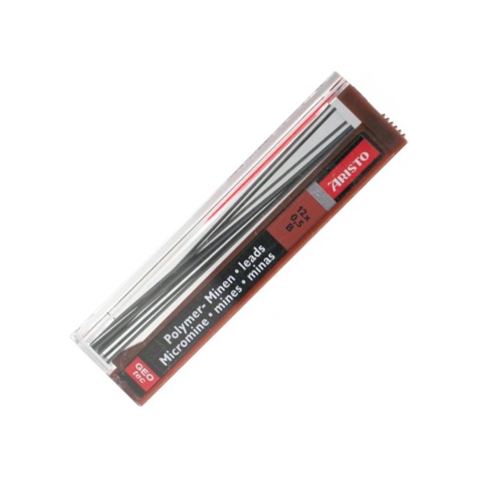 Potloodstift Aristo 0.5mm B/ pk12