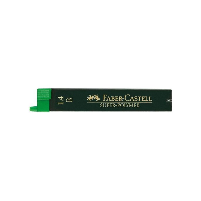 Potloodstift Faber-Castell 1.4mm B/pk6