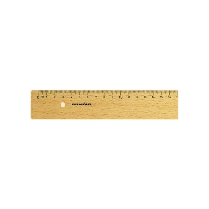 RUMOLD Liniaal 50 cm Hout (pak 5 stuks)