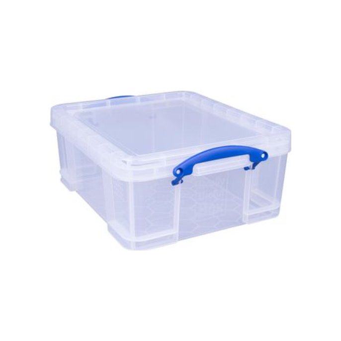 Really Useful Box Opbergbox 18L transparant