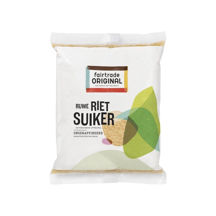 Rietsuiker Fairtrade ruwe los 500g