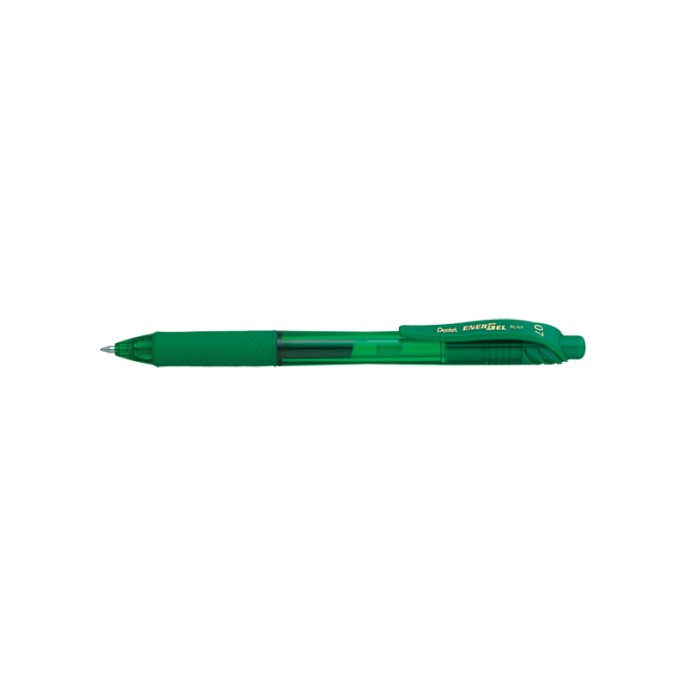 Rolschrijver Pentel gel BL107 groen (12 stuks)