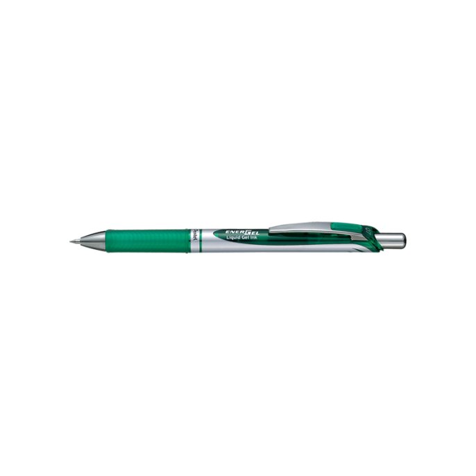 Rolschrijver Pentel gel BL77 groen (12 stuks)