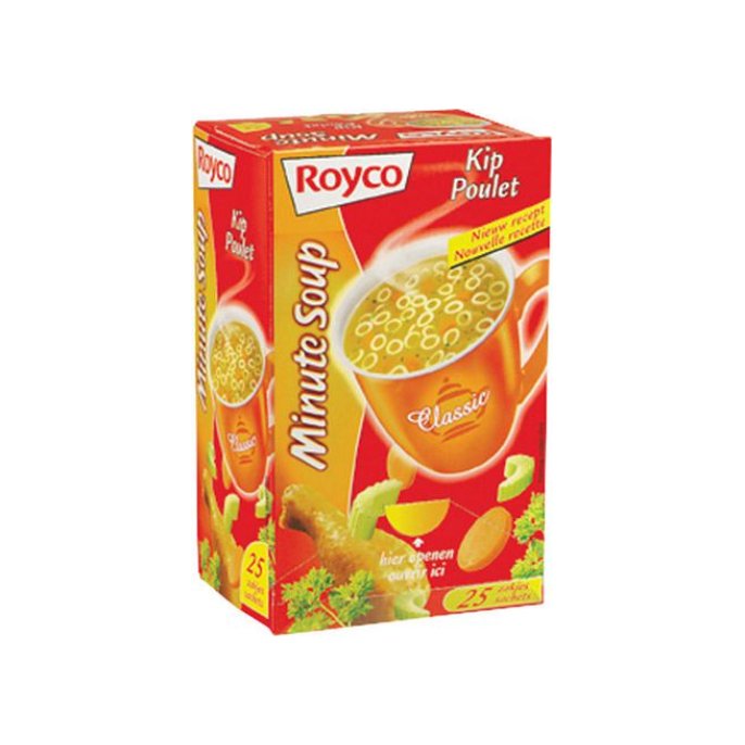 Royco Minute soepen Kippensoep (doos 25 stuks)