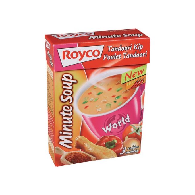 Royco Minute soepen Tandoori kippen soep (doos 20 stuks)