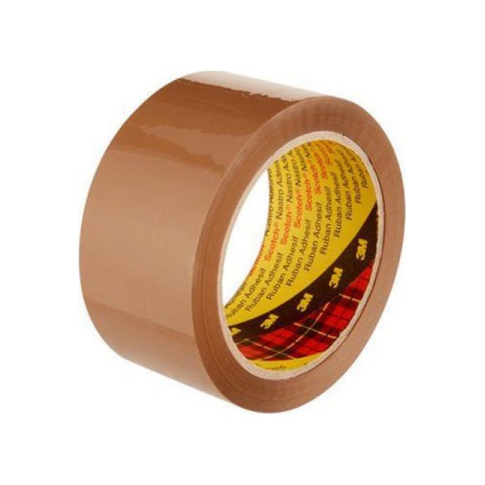 SCOTCH® 309 Verpakkingstape PP 50 mm x 66 m Bruin (pak 6 x 66 meter)