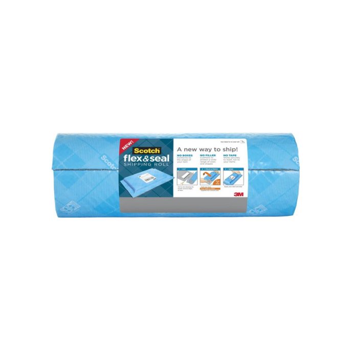 SCOTCH® Flex & Seal Verpakkingsrol 38 cm x 3 m Blauw (rol 3 meter)