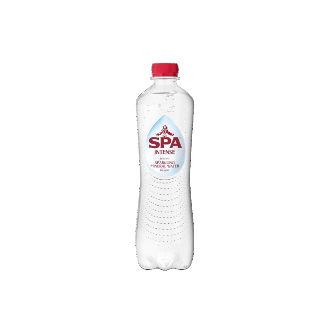 SPA Intense Mineraalwater Koolzuurhoudend 0.5 l Petfles (pak 24 stuks)