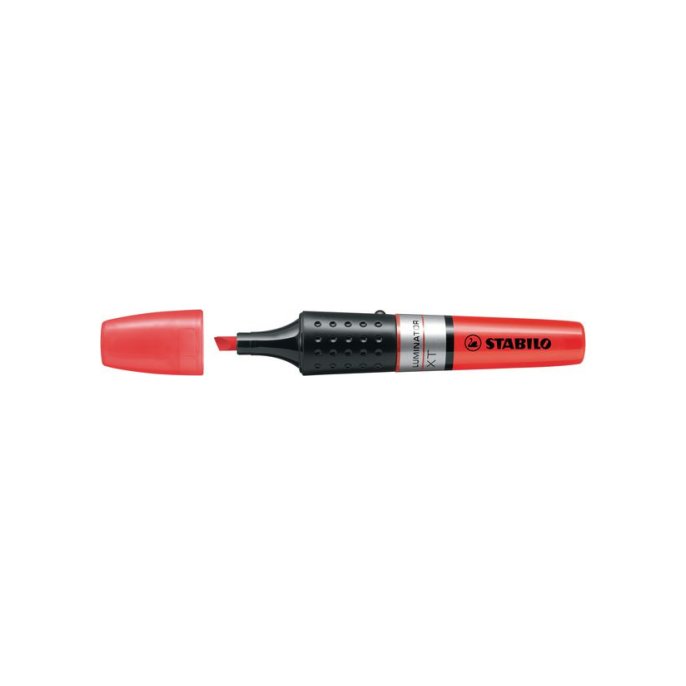 STABILO Tekstmarker Luminator XT 2 - 5 mm rood (pak 5 stuks)