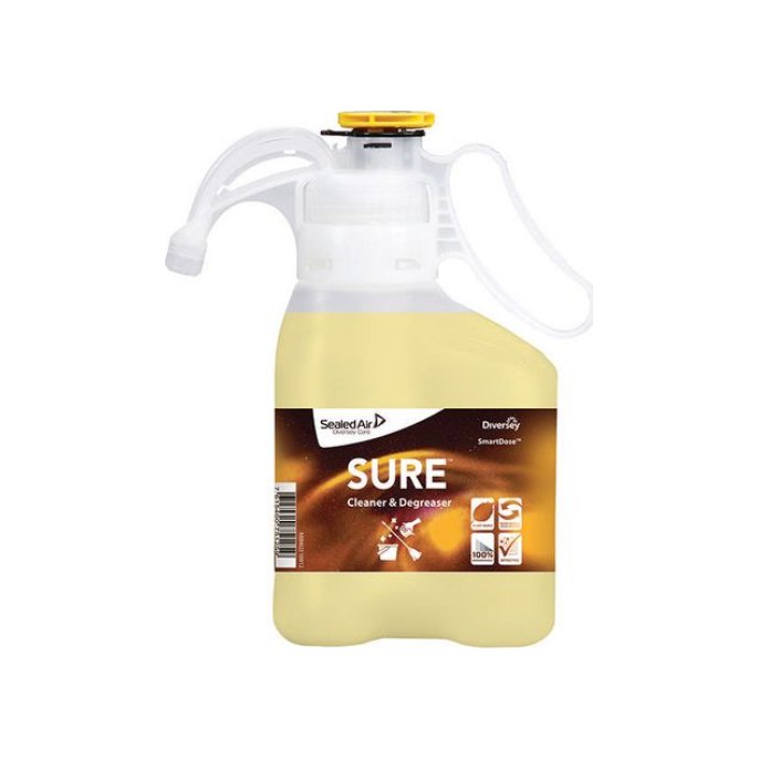 SURE® SURE reinigings- en ontvettingsmiddel Vloeibaar 14 L (fles 1400 milliliter)