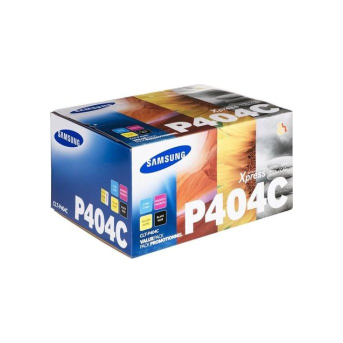 Samsung CLT-P404C Toner Multi Pack Zwart Cyaan Magenta Geel (pak 4 stuks)