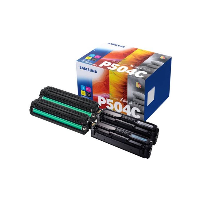 Samsung CLT-P504C Toner 4 Pack Kleur (pak 4 stuks)