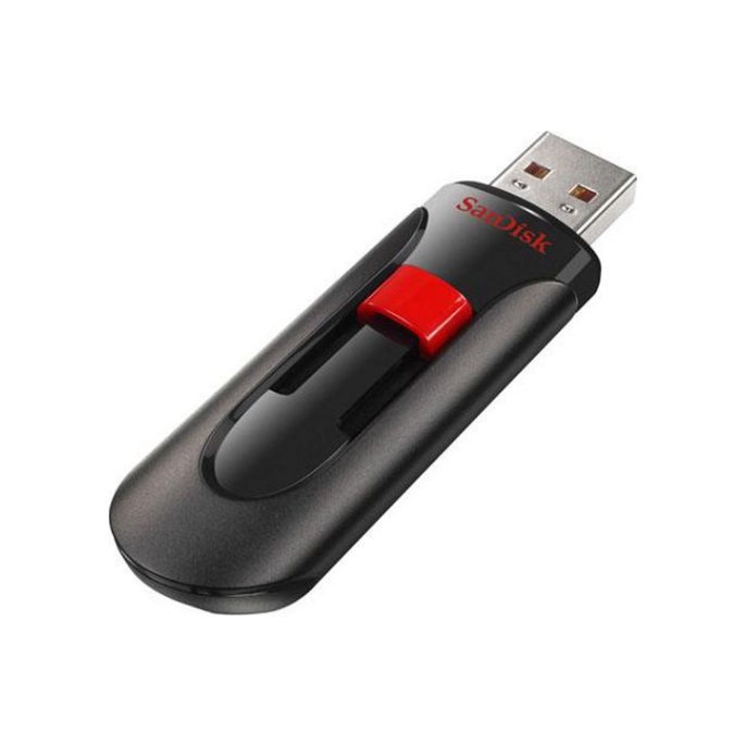 SanDisk Cruzer® Glide USB-Stick 20 32 GB Zilver Rood