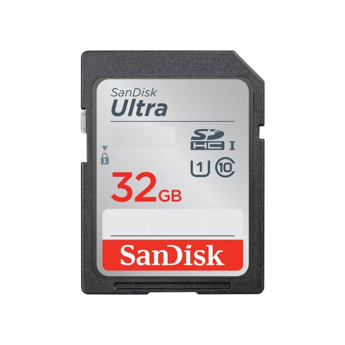 SanDisk SDHC Ultra kaart 120 mb/s 32 GB