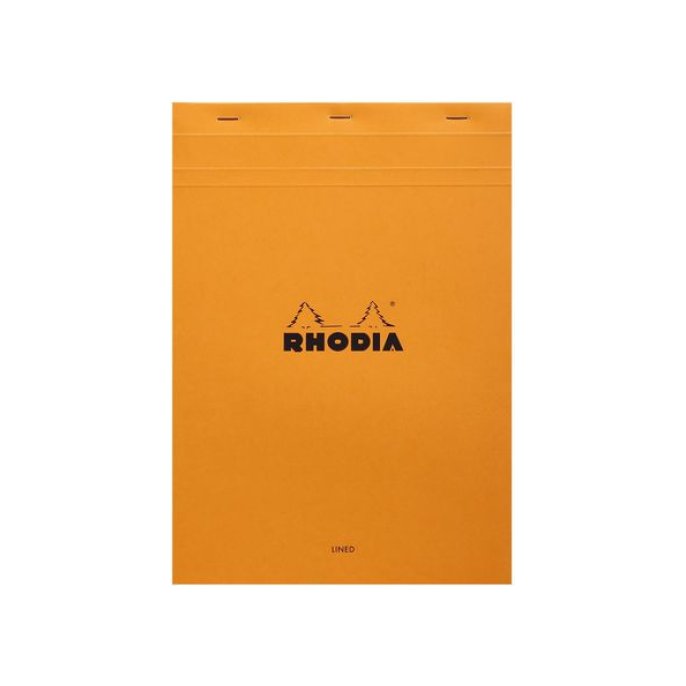 Schrijfblok A4 Rhodia gelijnd/pk 5