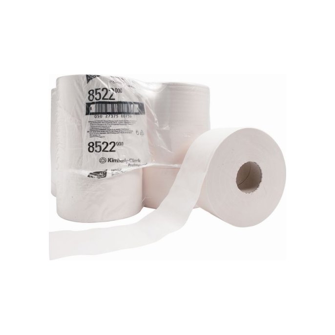 Scott® Performance Mini Jumbo Toiletpapier. 2-laags. 473 vel. Wit (doos 12 x 474 stuks)