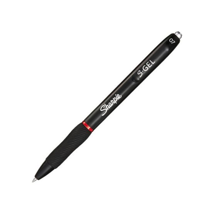 Sharpie Gelpen grip. 0.7 mm. Rood (pak 12 stuks)