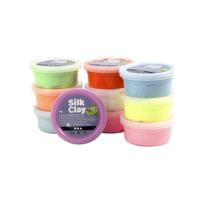 Silk Clay Boetseermateriaal SC Basic II/pk10x40g (pak 10 stuks)