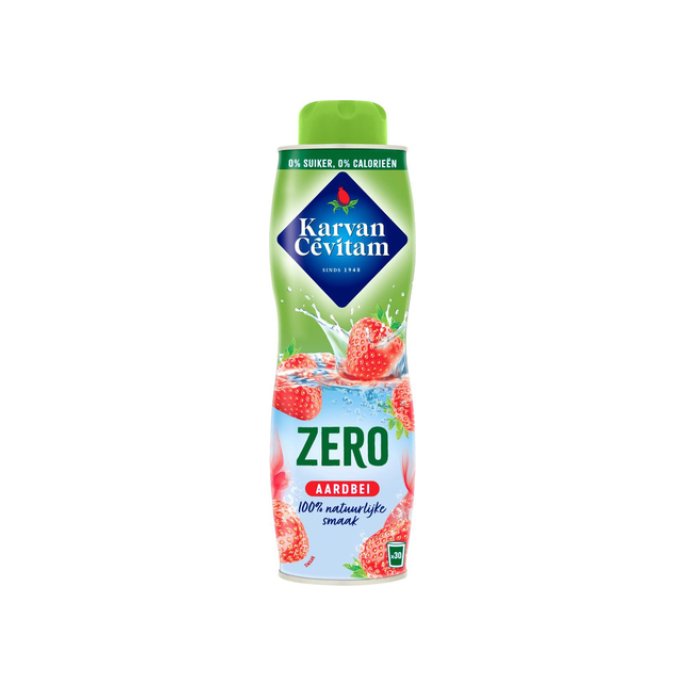 Siroop Karvan aardbei zero 600ml/ds6