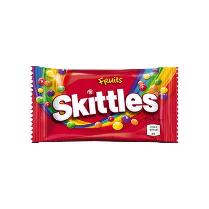 Snoep Skittles fruit 45gr/ds36