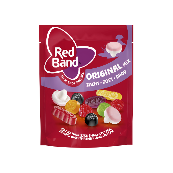 Snoep mix Red Band original/zak 225g