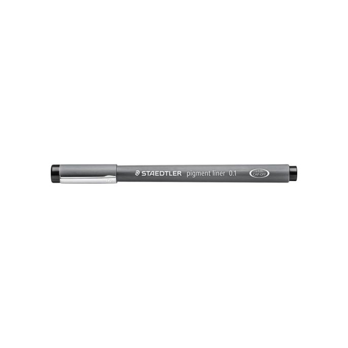 Staedtler Fineliner 308 01 mm zwart (pak 10 stuks)