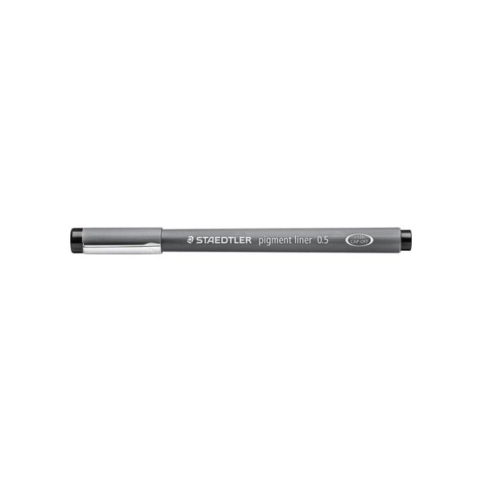 Staedtler Fineliner 308 05 mm zwart (pak 10 stuks)