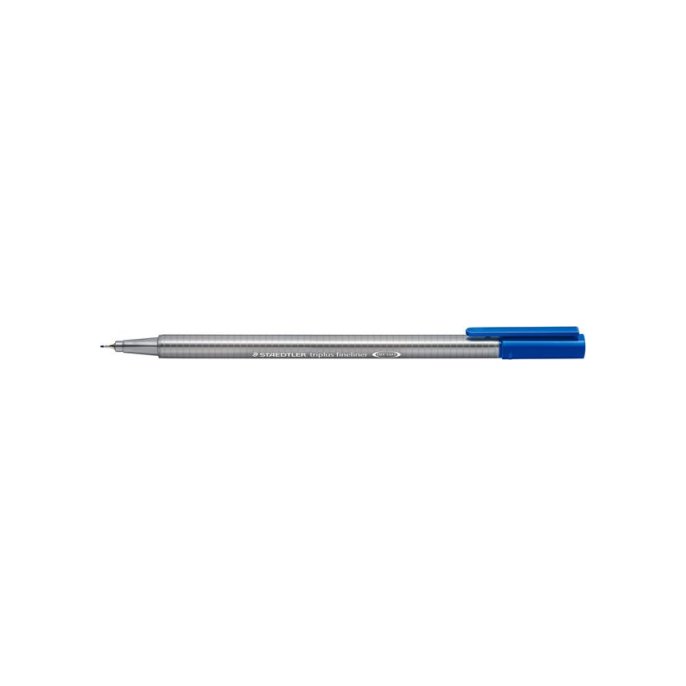 Staedtler Fineliner Triplus 03 mm blauw (pak 10 stuks)