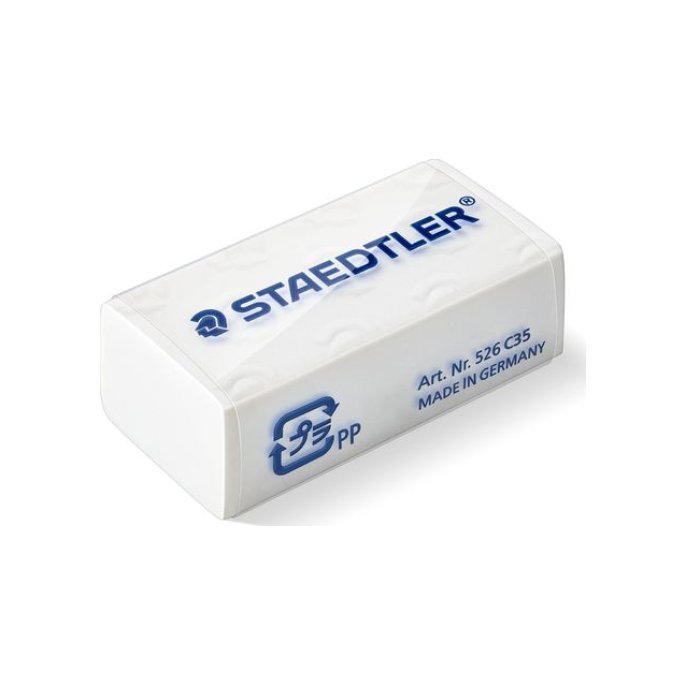 Staedtler Gum 40 x 19 x 13 mm. Wit (pak 40 stuks)