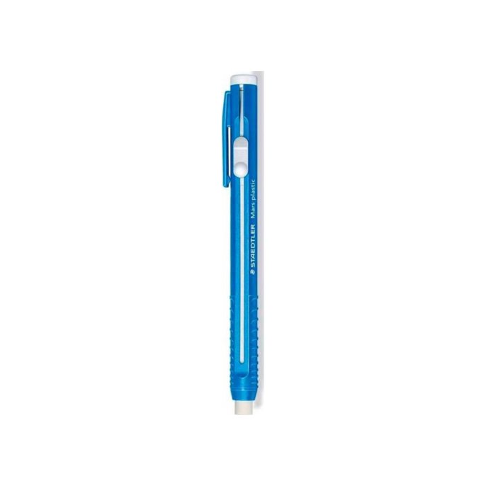 Staedtler Mars Plastic 528 Gumhouder in Penvorm Blauw